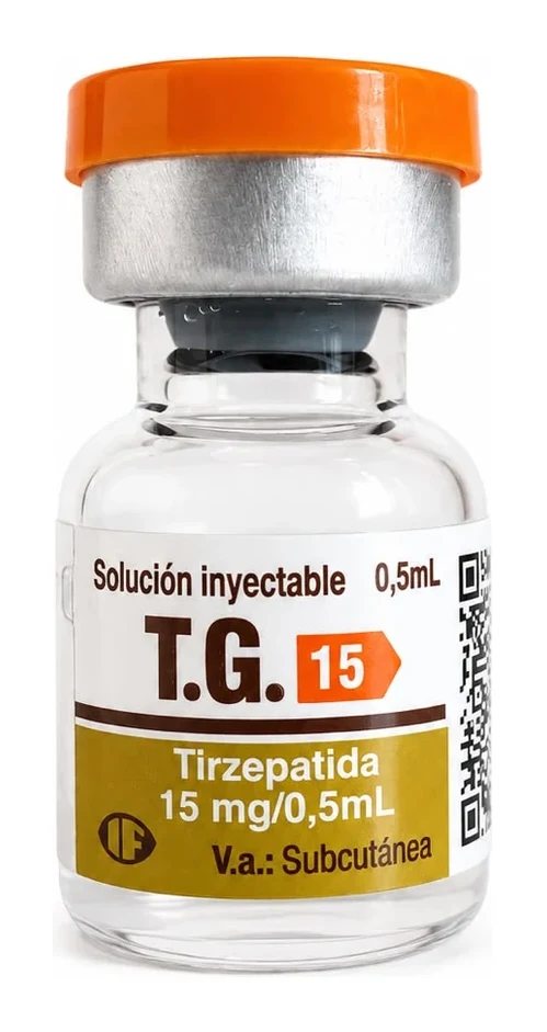 T.G. 15 · Tirzepatida 15 mg/0,5 mL — foto principal do produto